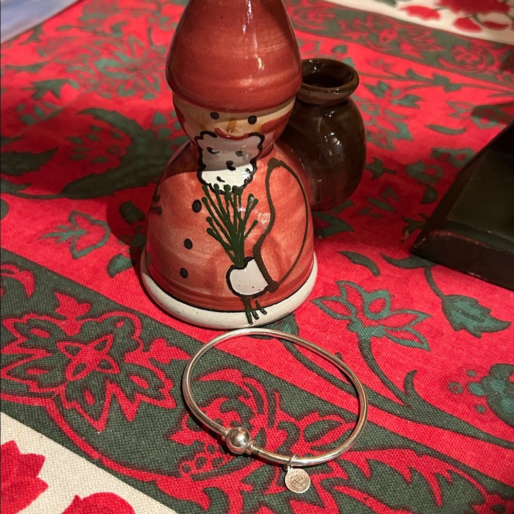 Vintage Eden Hand Arts All Sterling Screwball Cape Cod Bracelet With Hang Tag